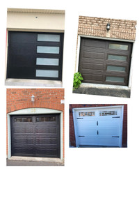 Modern garage doors installations