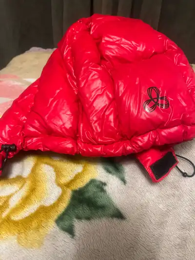 Women's Red Aritzia Super Puff Detachable Vest Hood , Size Small, View more