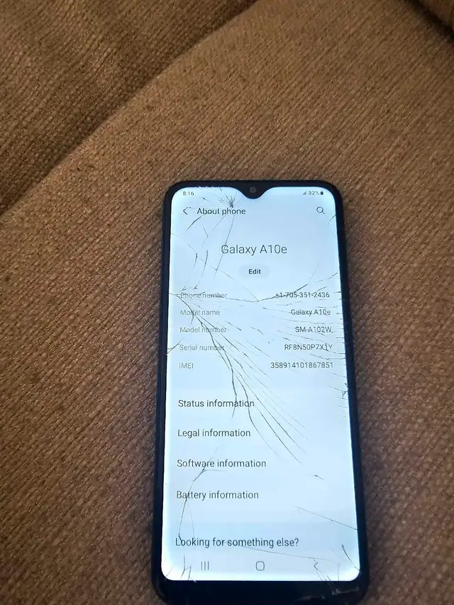Samsung Galaxy A10e in Cell Phones in Mississauga / Peel Region - Image 2