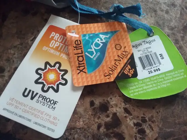 Gagou Tagou NEW Swimsuit with UPF Protection 50+ / 6M in Clothing - 3-6 Months in Gatineau - Image 3