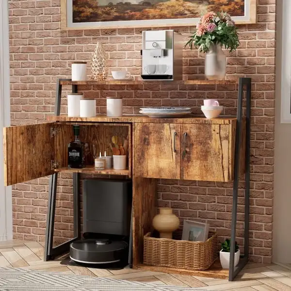 New Buffet & Bar Cabinet with Storage Coffee Bar in Hutches & Display Cabinets in City of Toronto - Image 6