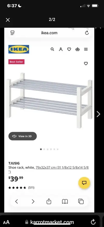 ikea shoe rack , View more