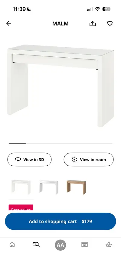 Ikea Malm Desk, View more