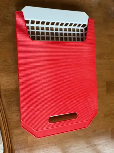 Keep your surfaces crumb-free with this vintage red table sweeper! It's in good condition and ready...