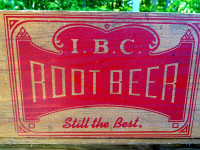 advertising CRATE scarce ROOT BEER IBC independent breweries co.
