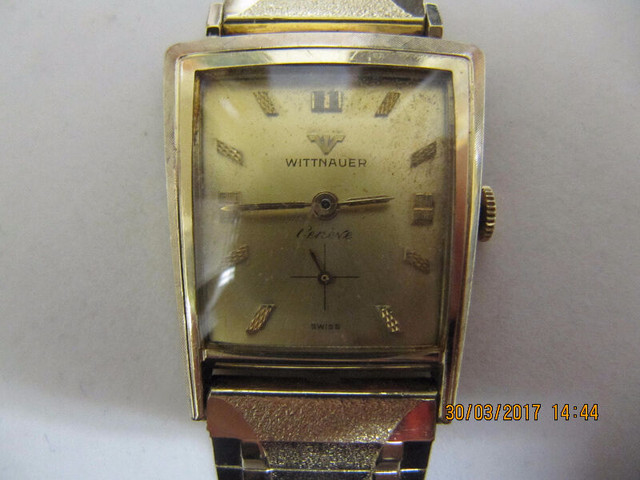 Vintage Mens 10KGF Wittnauer Geneve Swiss Watch Circa 1950-60s in Arts & Collectibles in Mississauga / Peel Region - Image 3