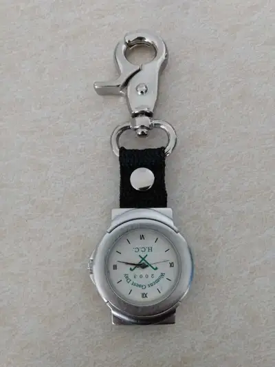 H C C. 2003 Member Guest Golf Pocket Watch w/ Belt Clip on, View more