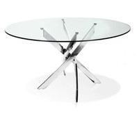 48” round glass table top ONLY - Yorkville Area
