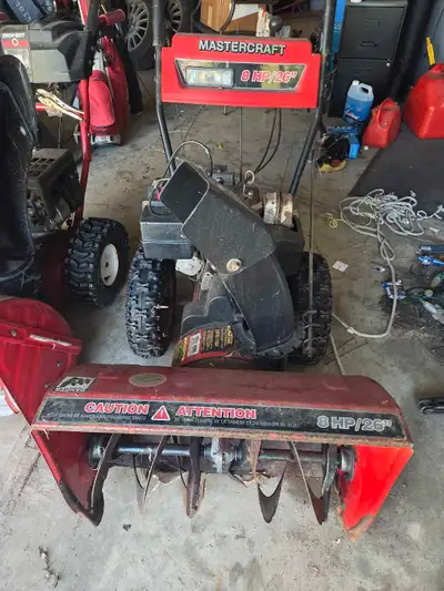 MasterCraft Snowblower, View more