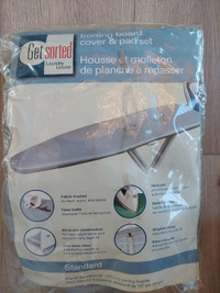 Ironing board cover and pad set