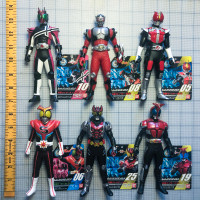 Bandai 6 NWT Kamen Masked Rider vinyl action toy figures LOT