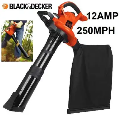 BLACK+DECKER 3-in-1 Electric Leaf Blower, Leaf Vacuum/Mulcher, View more
