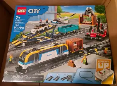 Original Lego set 60336 City Series - Freight Train - Motorized with PoweredUP system - 1153 pcs - N...