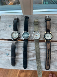 4 Timex watches indiglo