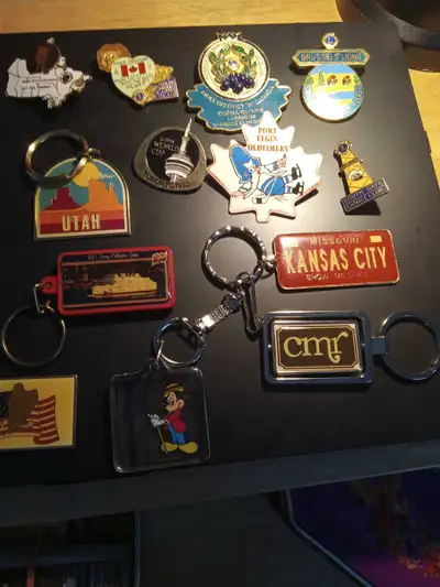 Pin Buttons and Key Chains, View more