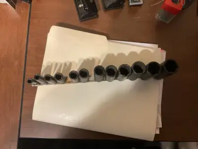 Deep 12 piece 3/8” drive impact sockets, View more