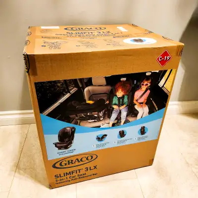 Car Seat Graco SlimFit3 LX 3-in-1 & 10-Position Harness, Anti-Re, View more
