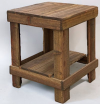 Solid Wood End Table by HR