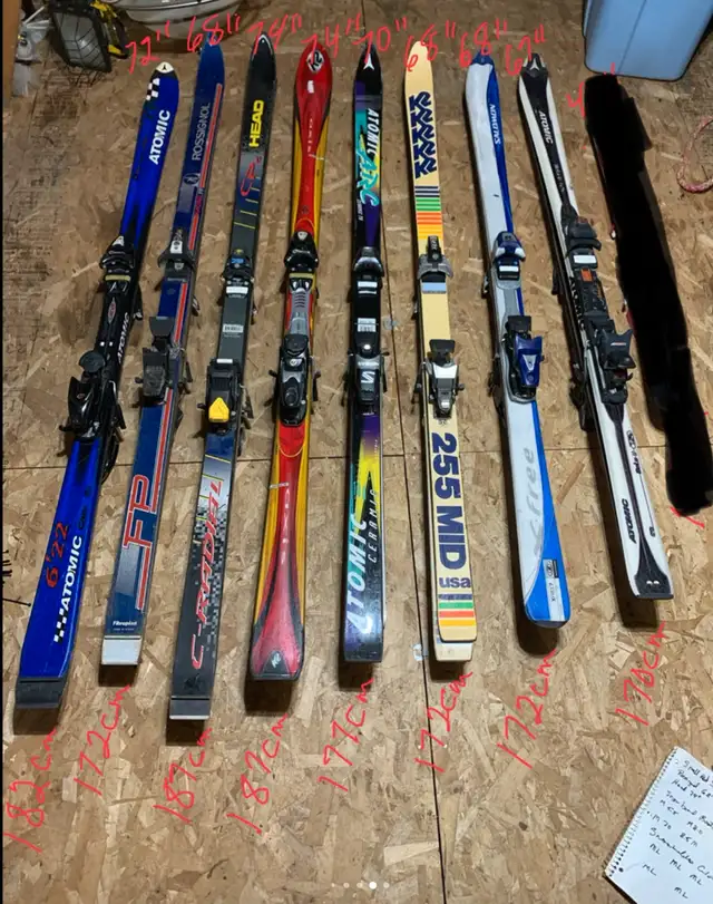 Down hill skis,sizes marked on pictures in Ski in Annapolis Valley - Image 5