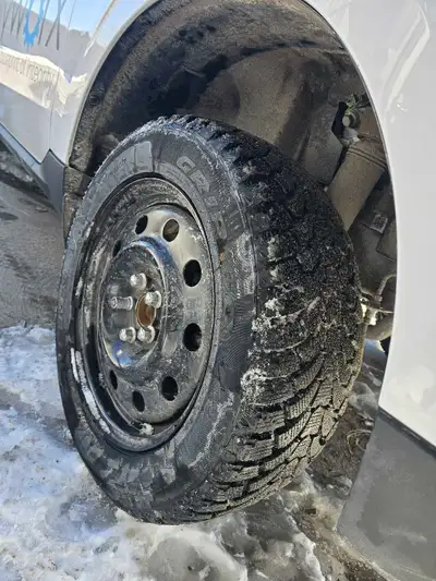 235/55R17 Antares winter tires on rim with TPMS. Bought this package last year for $1300 new. Used f...
