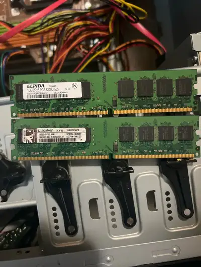 Elpida and Kingston 2GB DDR2 RAM Kit, View more