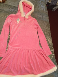 Gymboree Light pink winter dress- velvet - new