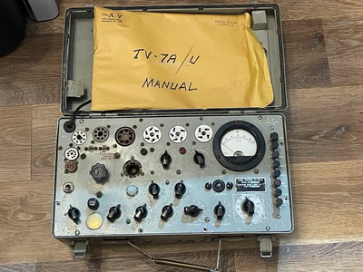 Hickok TV-7A/U Tube tester, the best, View more