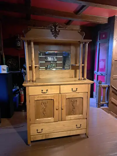 Antique hutch, View more