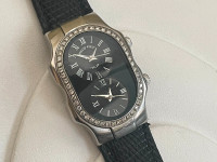 Diamond and twin dial  Watch
