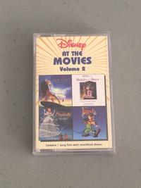 Disney At The Movie Volume 2 Cassette Audio New