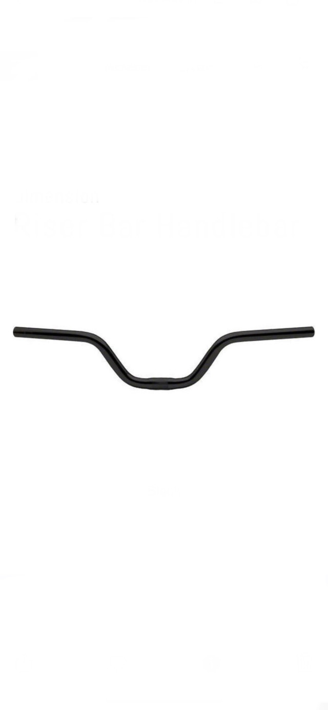 New Aluminum Alloy Riser Bicycle Handlebars 100mm 50mm 25.4 Blk in Frames & Parts in Oshawa / Durham Region