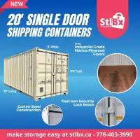 One Way 20' Shipping Container VANCOUVER ISLAND