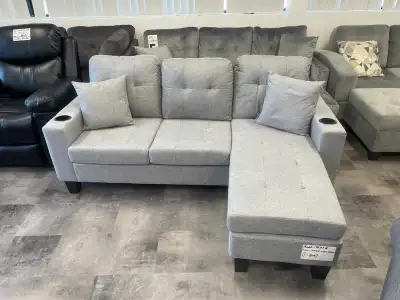 Comfort corner 3 seater fabric sofa available , View more