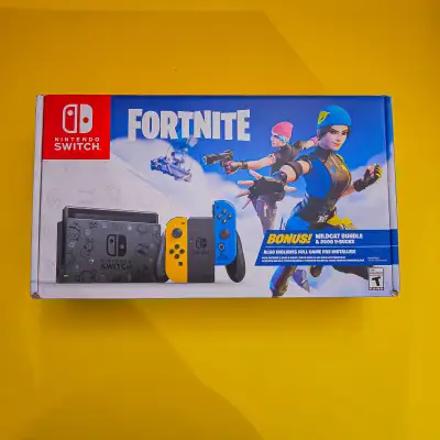 RARE!! Nintendo Switch Fortnite Edition + Box, View more