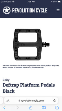 Deity Deftrap Pedals - Black