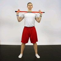 New CanDo Exercise Wate Bar, 3 lbs Weight Balance Mobility Bar