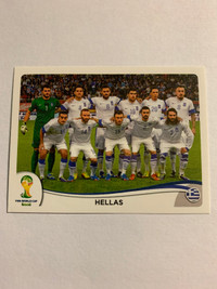2014Panini FIFA World Cup Album Stickers Brazil HELLAS TEAM#204
