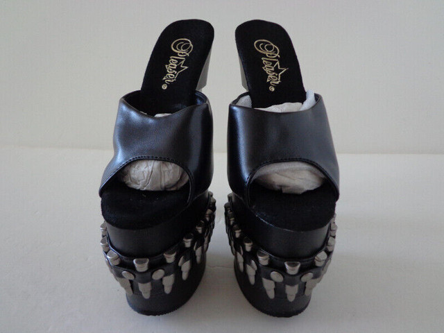 $120 NEW Pleaser Shoes Bondgirl-701-3 Size 5 Platform Black in Women's - Shoes in City of Toronto - Image 2