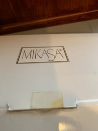Vintage Mikasa Crystal Glass Clock