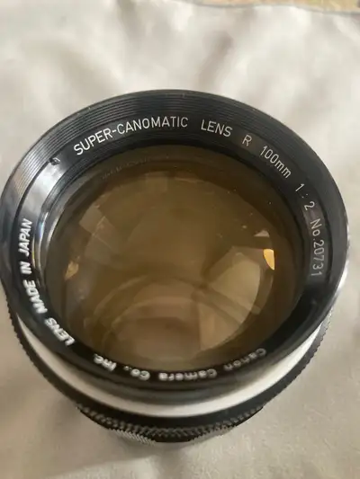 Canon Super-Canomatic R 100mm f2, View more