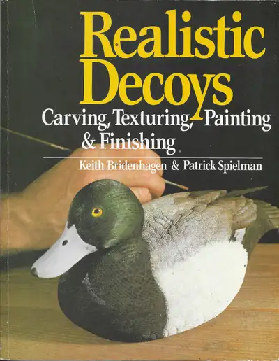 REALISTIC DECOYS: Carving, Texturing, Painting & Finishing DUCKS, View more
