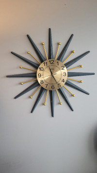 MCM Starburst Clock