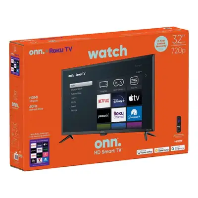 Onn 32" 720p Roku Smart Tv - Mega Clearance WINTER SALE!-------, View more