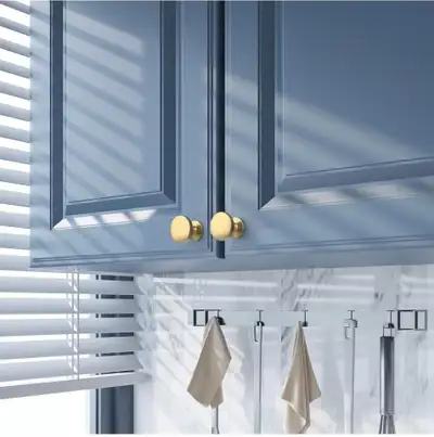 4pack Brushed Brass Cabinet Knobs Single Hole Cabinet Pulls, View more
