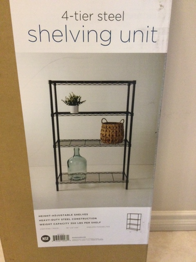 HoneyCanDo 4tier Shelving Unit-NEW, View more