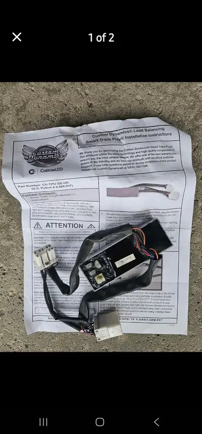 CUSTOM DYNAMICS Load Balancing Smart Triple Play Module 1997-2013 Bagger, Most 1996-2010 Softails, 1...