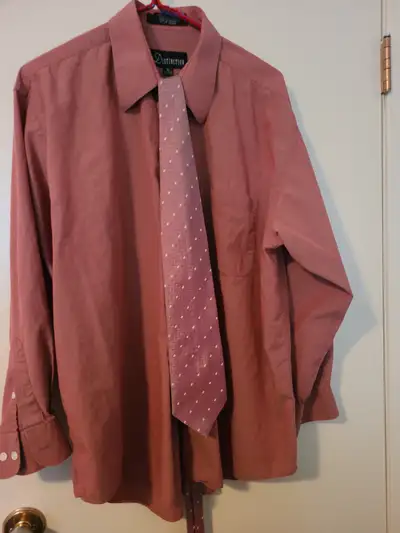 Long sleeve dress shirts with matching ties, View more