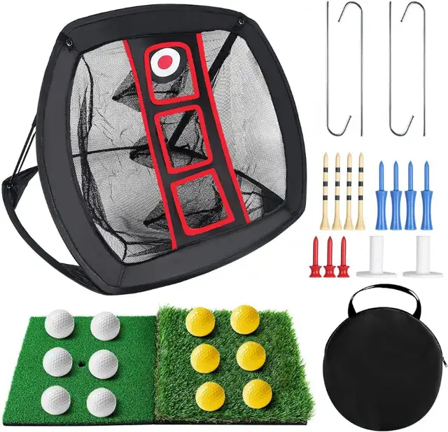 Golf Practice Net Golf Nets for Backyard with Target 1 Golf Mat in Golf in Ottawa - Image 3