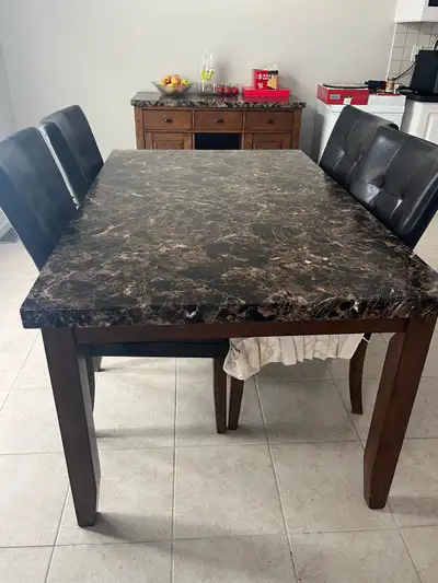 Solid Wood Dining Table  + Matching Buffet Ser, View more