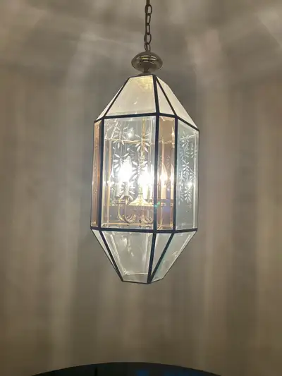 Gold plated chandelier, View more